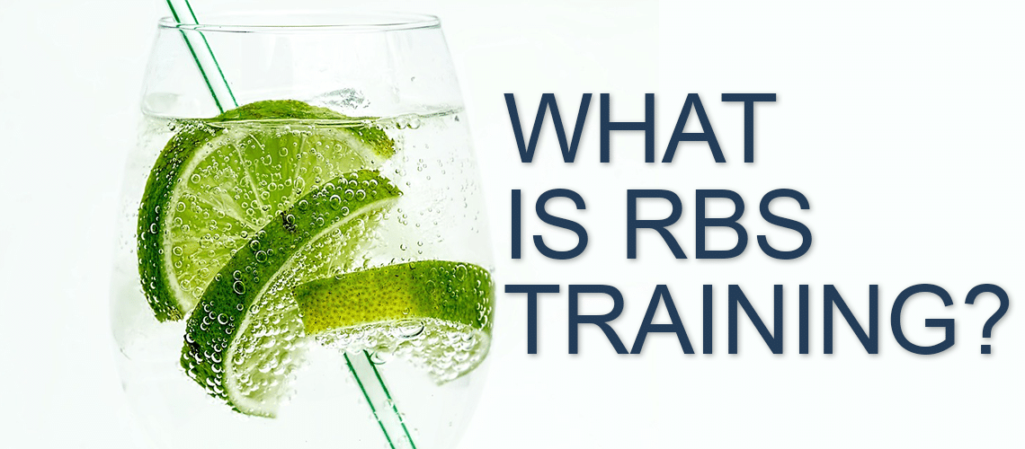 What is RBS Training? Two limes in a glass with a straw.