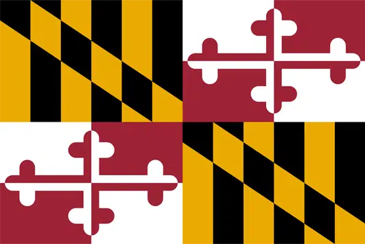 Maryland Bartending License - State Flag