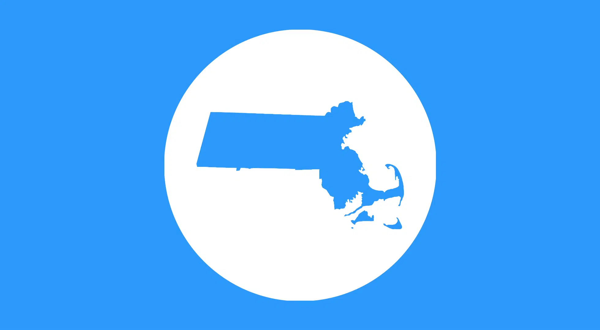 Outline of Massachusetts representing Massachusetts Bartending License training and certification.