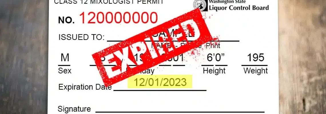 Picture of an expired Class 12 MAST Permit. How to renew a MAST Permit.